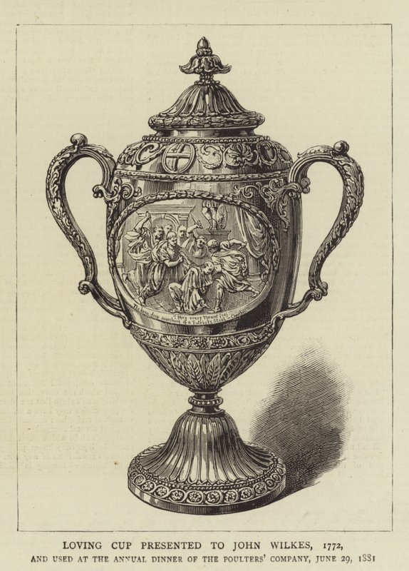 قدم Loving Cup لجون ويلكس بواسطة مدرسة اللغة الإنجليزية