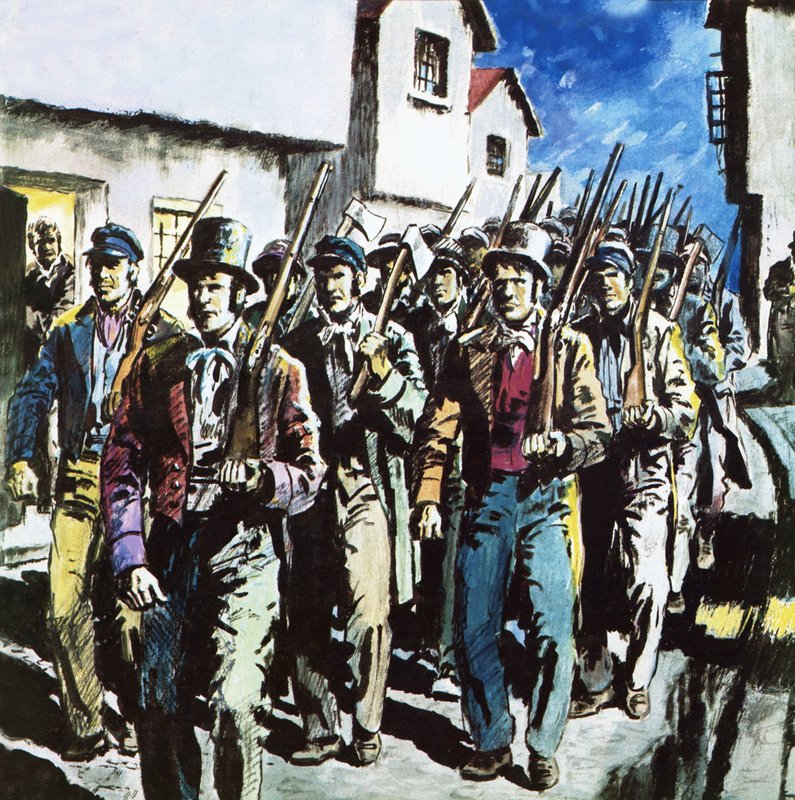 مسيرة Luddites بواسطة مدرسة اللغة الإنجليزية