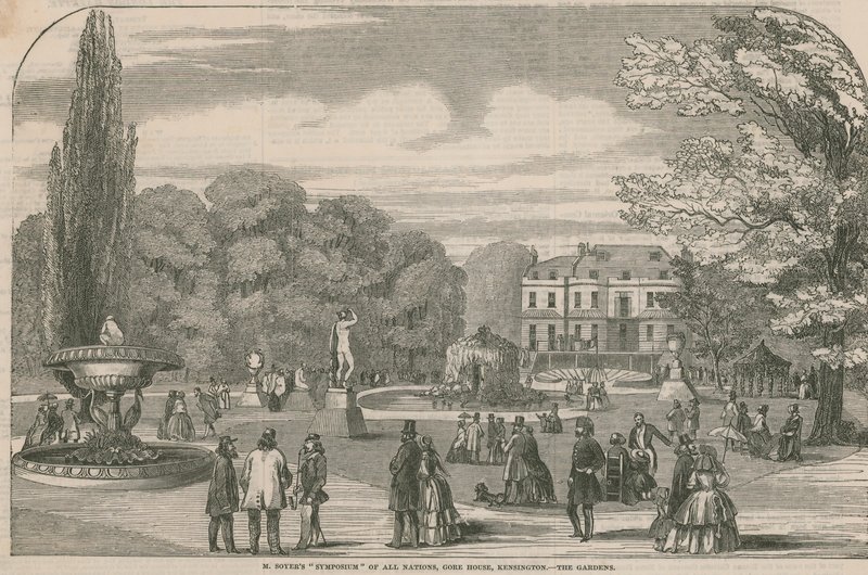 ندوة M Soyers لجميع الدول ، Gore House ، Kensington - الحدائق بواسطة مدرسة اللغة الإنجليزية