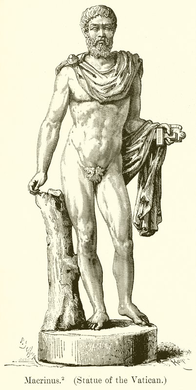 Macrinus. (تمثال الفاتيكان) بواسطة مدرسة اللغة الإنجليزية