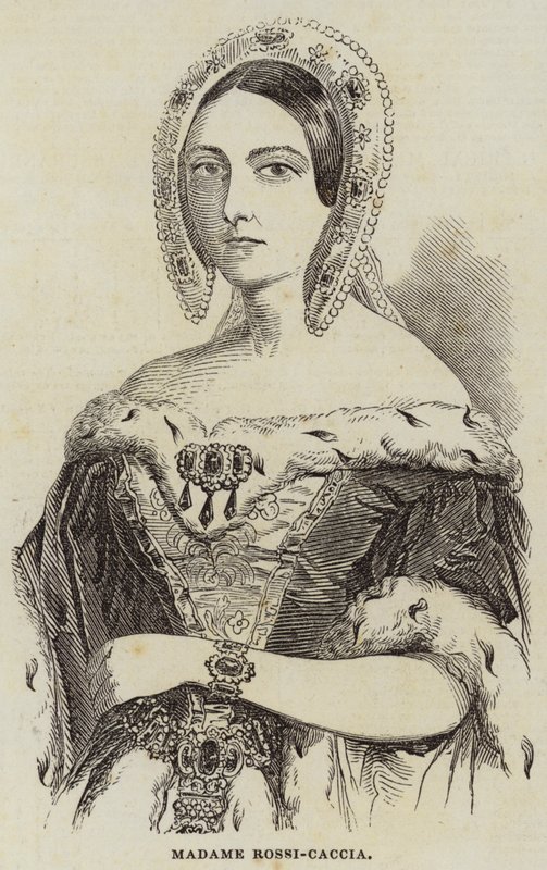 Madame Rossi-Caccia (engraving) بواسطة مدرسة اللغة الإنجليزية
