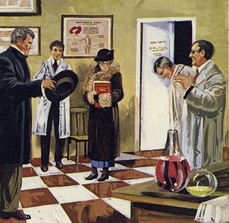 كانت ماري كوري امرأة عجوز ضعيفة عندما توفيت في عام 1934 بواسطة مدرسة اللغة الإنجليزية