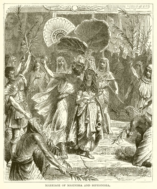 زواج Masinissa و Sophonisba بواسطة مدرسة اللغة الإنجليزية