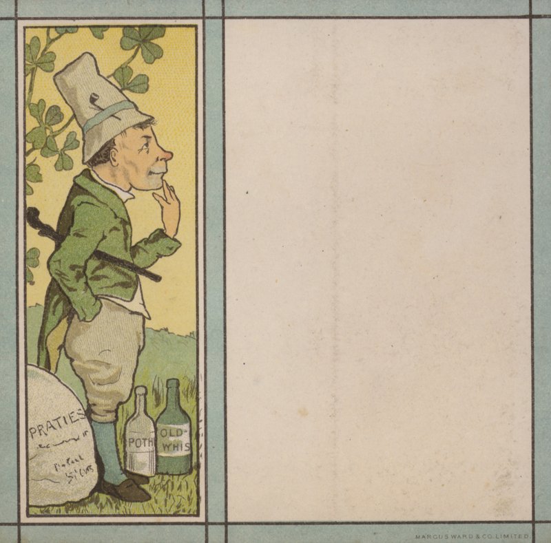 Menu illustration: Ireland (colour litho) بواسطة مدرسة اللغة الإنجليزية