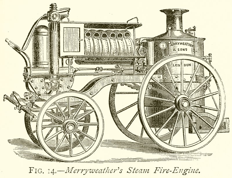 Merryweathers Steam Fire-Engine بواسطة مدرسة اللغة الإنجليزية