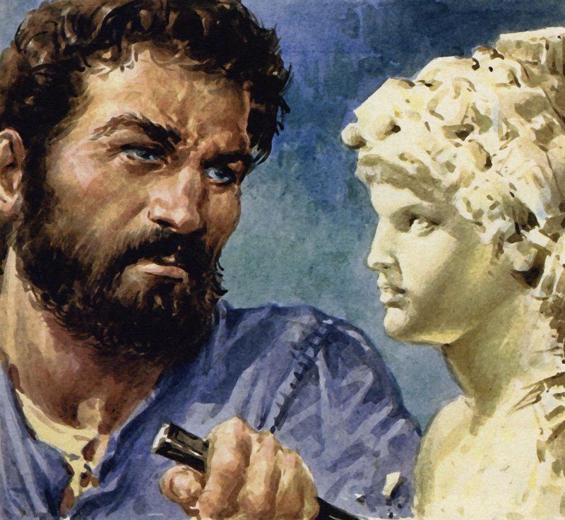 تم نحت Michelangelos Kneeling Angel لكنيسة St Petronio بواسطة مدرسة اللغة الإنجليزية