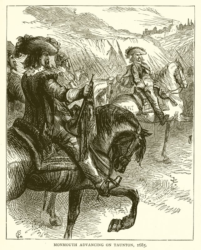 تقدم Monmouth على Taunton ، 1685 بواسطة مدرسة اللغة الإنجليزية