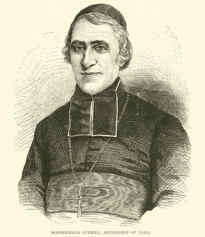 Monseigneur Guibert ، رئيس أساقفة باريس ، مايو 1871 بواسطة مدرسة اللغة الإنجليزية
