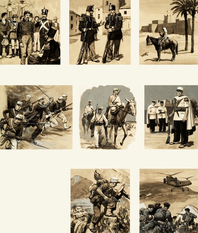 مونتاج الصور المتعلقة الفيلق الأجنبي بواسطة مدرسة اللغة الإنجليزية