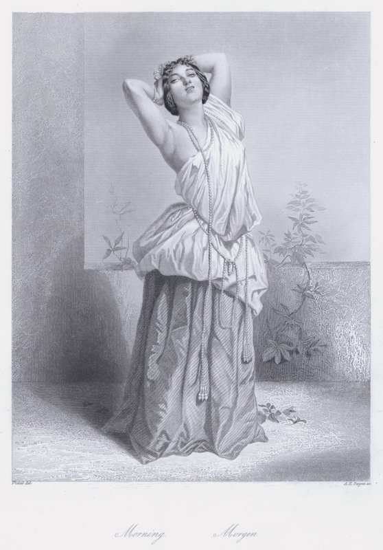 Morning (engraving) بواسطة مدرسة اللغة الإنجليزية