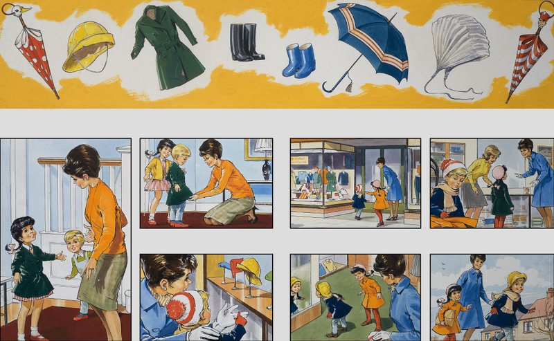 تظهر لك الأم كيف بواسطة مدرسة اللغة الإنجليزية