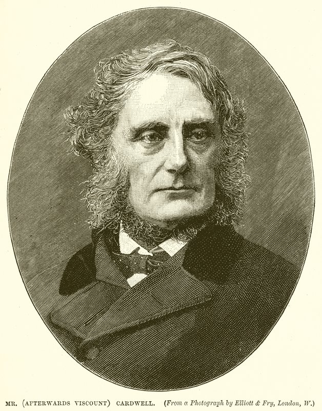 السيد (بعد ذلك Viscount) Cardwell بواسطة مدرسة اللغة الإنجليزية