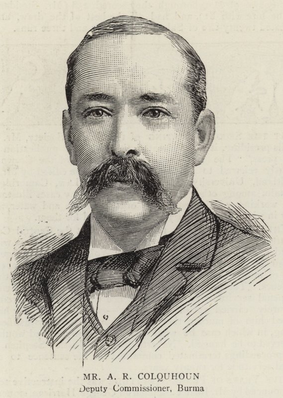 السيد AR Colquhoun (نقش) بواسطة مدرسة اللغة الإنجليزية
