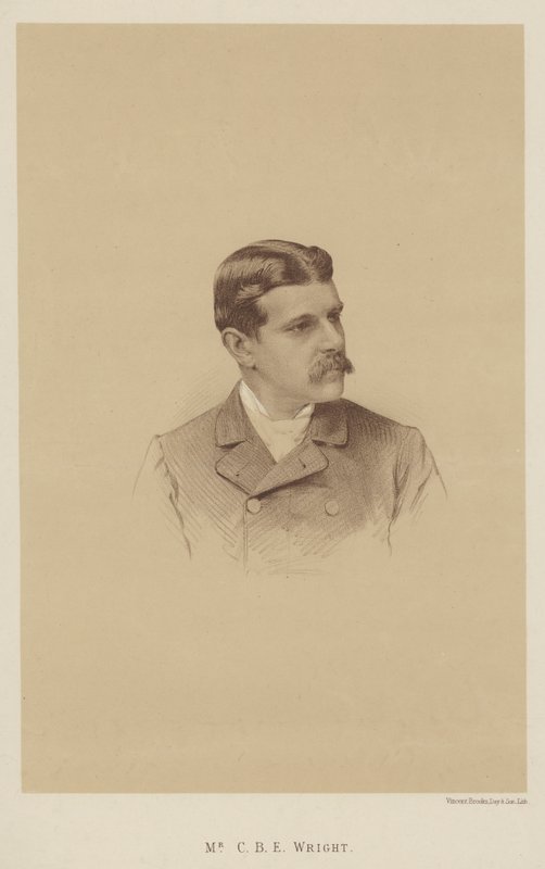 Mr C B E Wright (litho) بواسطة مدرسة اللغة الإنجليزية