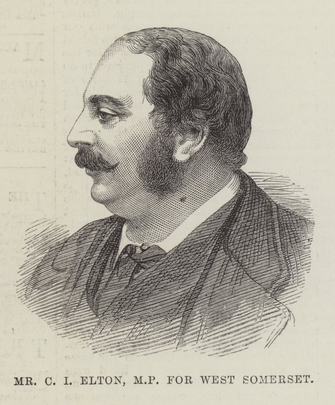 السيد CI Elton ، النائب عن West Somerset (نقش) بواسطة مدرسة اللغة الإنجليزية