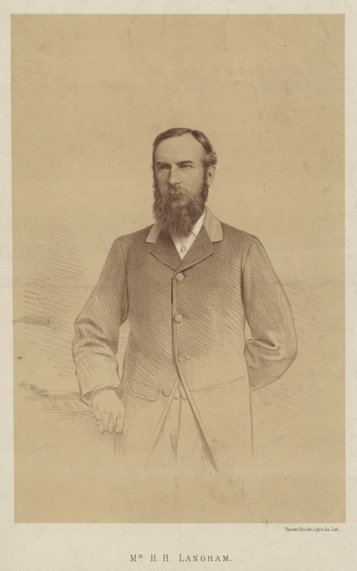 السيد HH Langham (litho) بواسطة مدرسة اللغة الإنجليزية