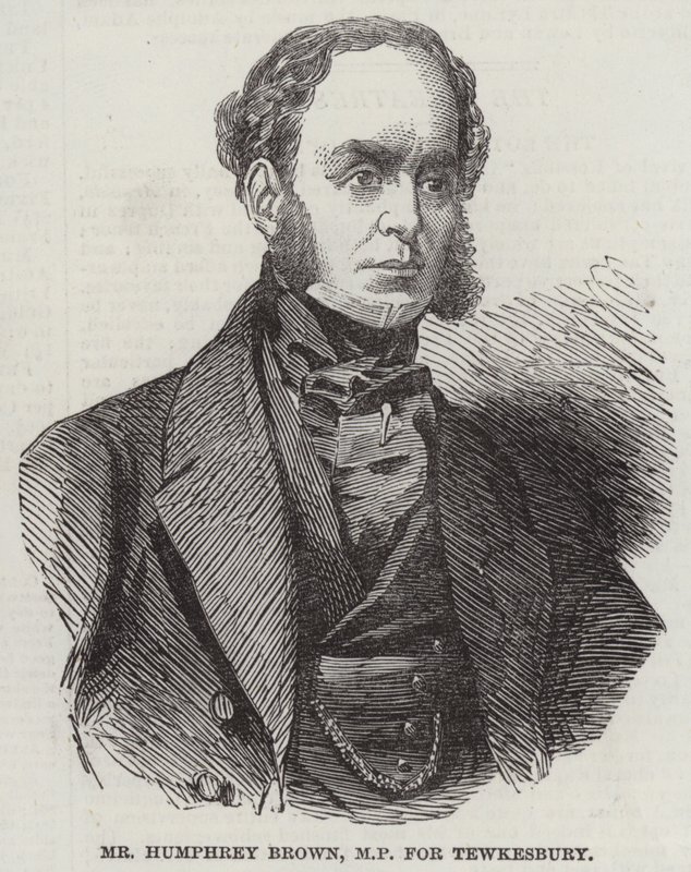 Mr Humphrey Brown, MP for Tewkesbury (engraving) بواسطة مدرسة اللغة الإنجليزية