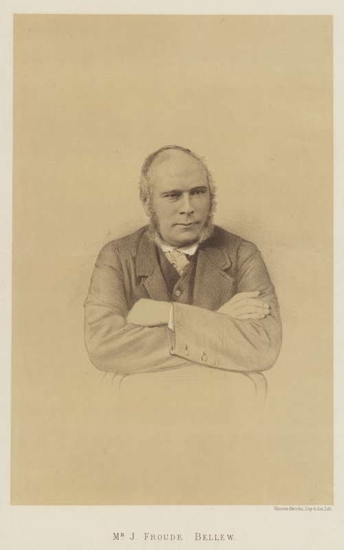 السيد J Froude Bellew (litho) بواسطة مدرسة اللغة الإنجليزية