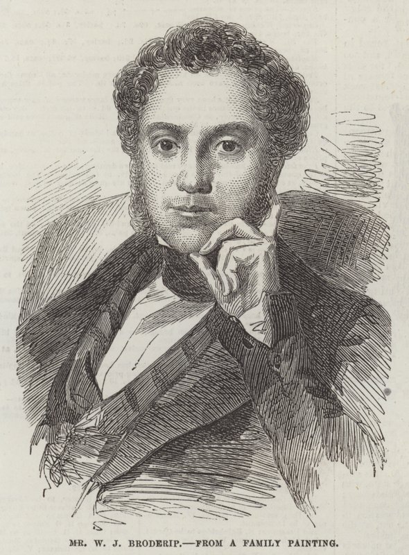 السيد WJ Broderip (نقش) بواسطة مدرسة اللغة الإنجليزية