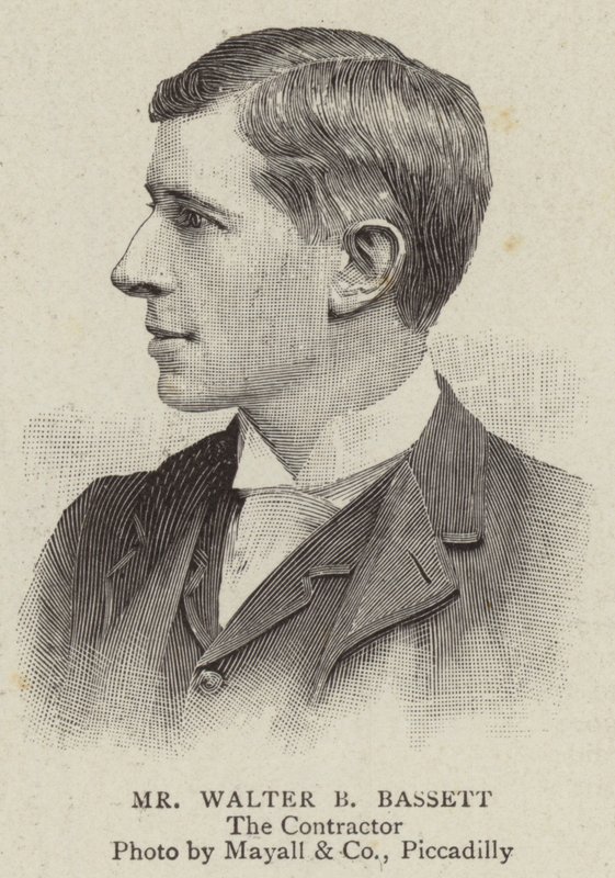 Mr Walter B Bassett (engraving) بواسطة مدرسة اللغة الإنجليزية