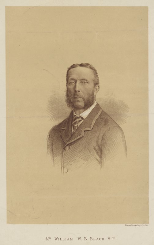 السيد William WB Beach، MP (litho) بواسطة مدرسة اللغة الإنجليزية
