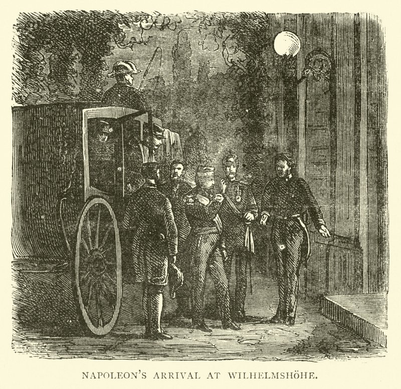 وصول نابليون إلى Wilhelmshohe ، سبتمبر 1870 بواسطة مدرسة اللغة الإنجليزية