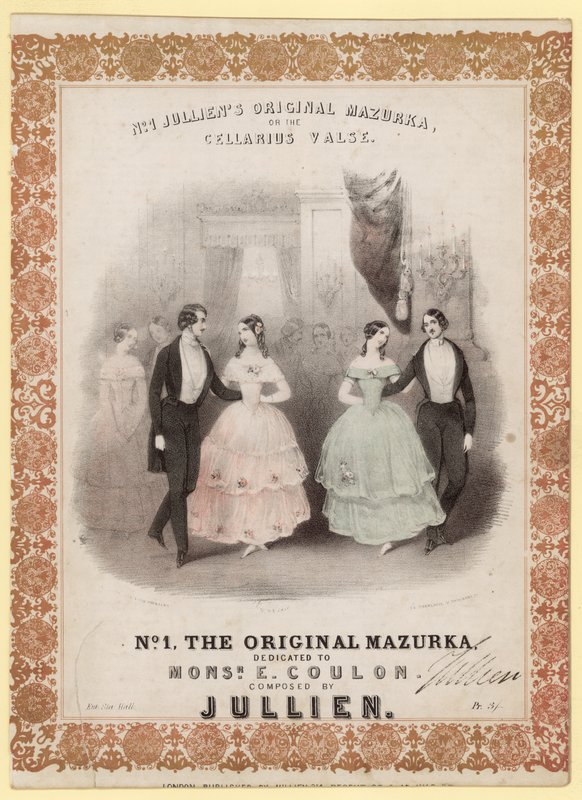 No 1 Julliens Original Mazurka ، أو Cellarius Valse بواسطة مدرسة اللغة الإنجليزية