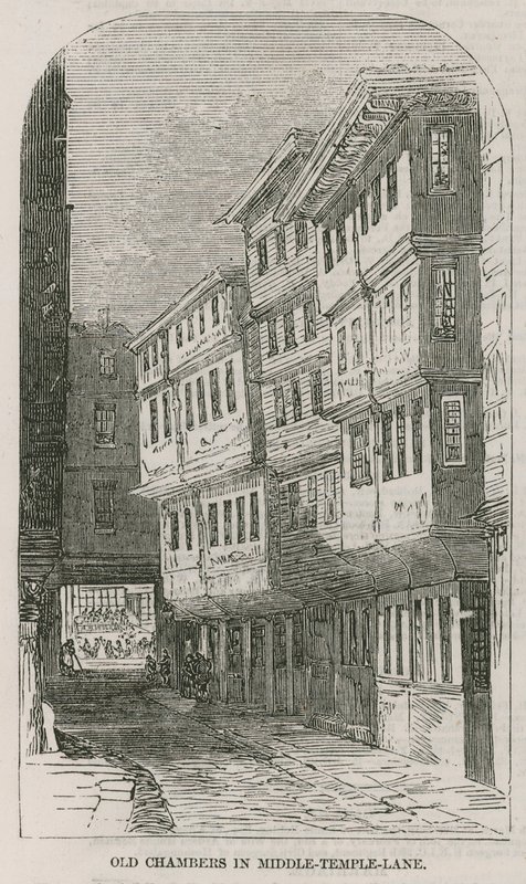 غرف قديمة في Middle Temple Lane بواسطة مدرسة اللغة الإنجليزية