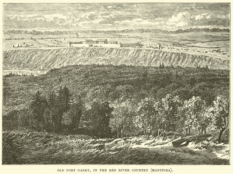 Old Fort Garry ، في ريف النهر الأحمر ، مانيتوبا بواسطة مدرسة اللغة الإنجليزية