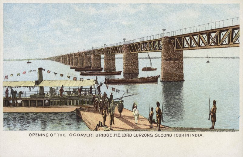 Opening of the Godaveri Bridge, H. E. Lord Curzon