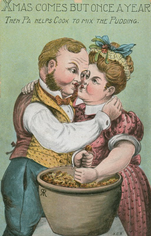 Pa and cook ، مع تحريك حلوى عيد الميلاد (لون litho) بواسطة مدرسة اللغة الإنجليزية