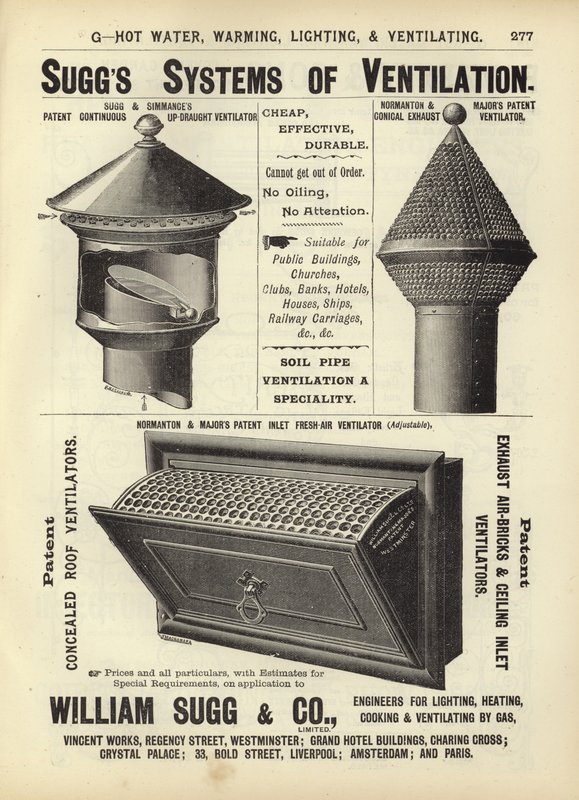 صفحة من ملخص المهندسين المعماريين والمساحين والمهندسين 1892 بواسطة مدرسة اللغة الإنجليزية