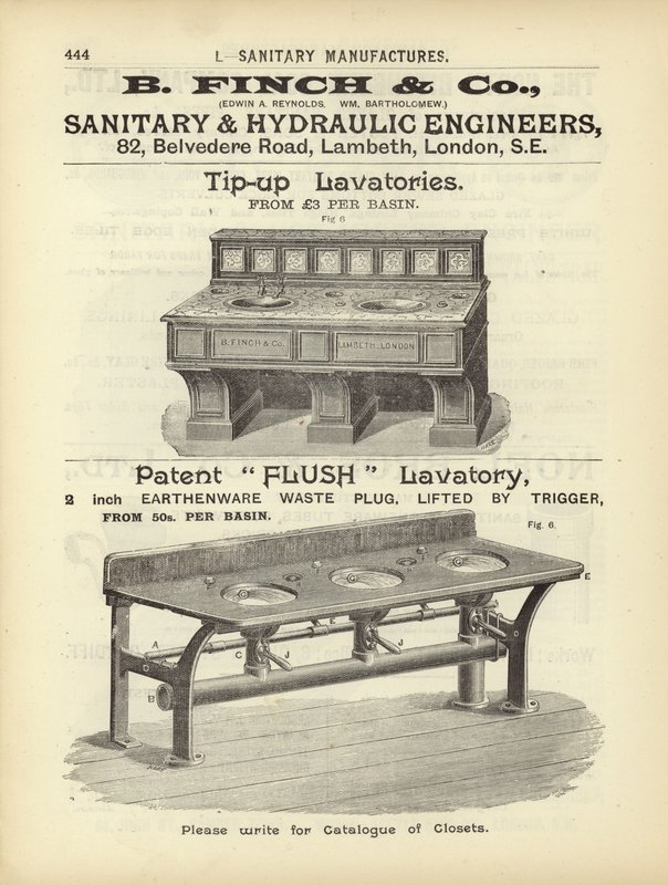 صفحة من ملخص المهندسين المعماريين والمساحين والمهندسين 1892 بواسطة مدرسة اللغة الإنجليزية