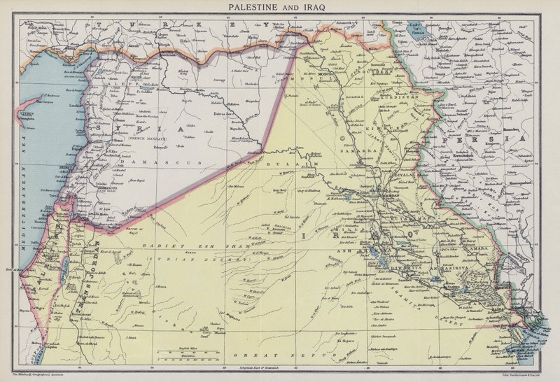 فلسطين والعراق بواسطة مدرسة اللغة الإنجليزية