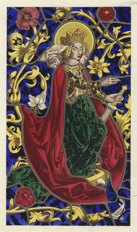 Panel of Painted Glass (chromolitho) بواسطة مدرسة اللغة الإنجليزية
