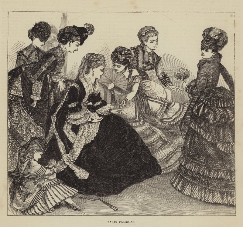 Paris Fashions (engraving) بواسطة مدرسة اللغة الإنجليزية