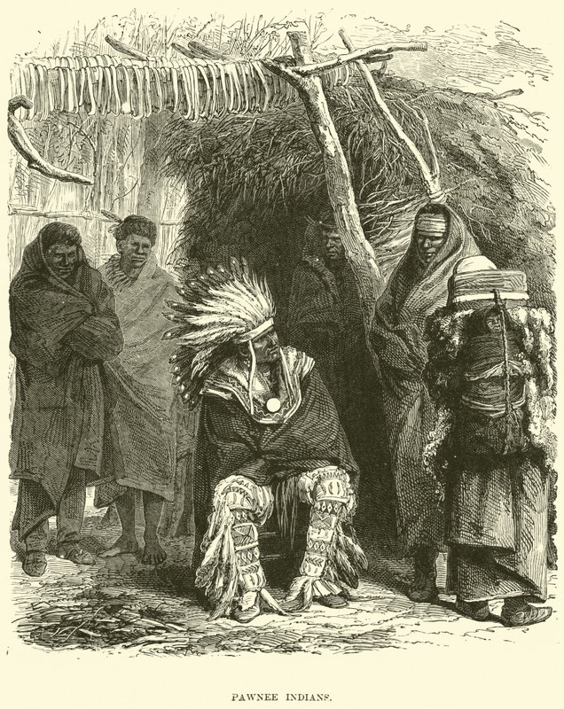Pawnee الهنود بواسطة مدرسة اللغة الإنجليزية