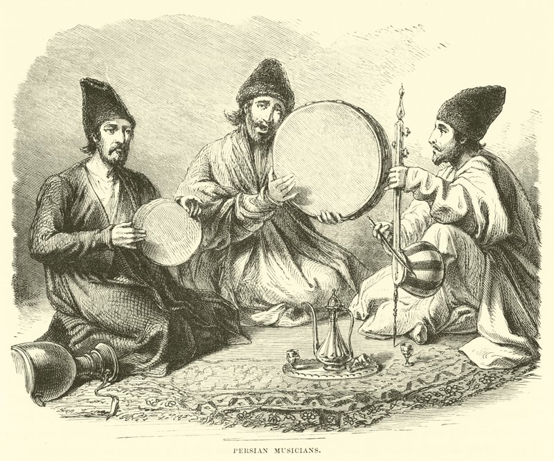 الموسيقيون الفارسيون بواسطة مدرسة اللغة الإنجليزية