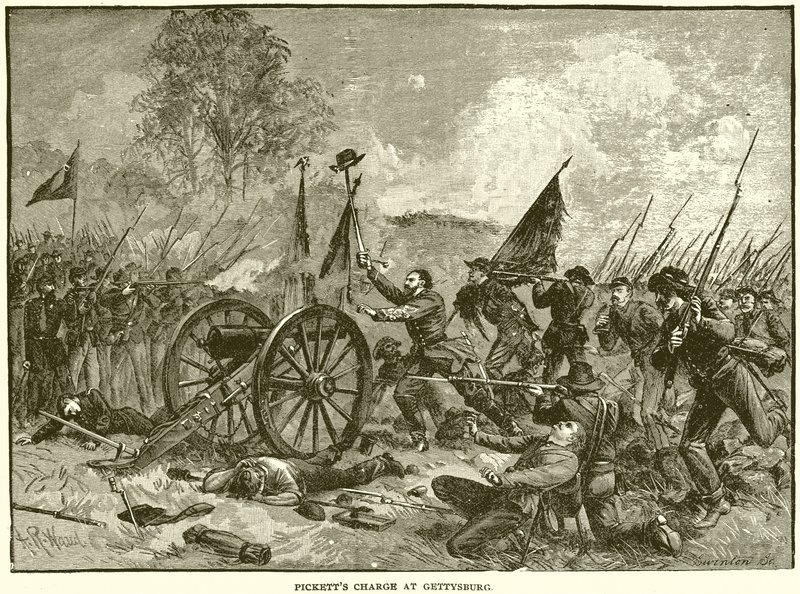 المسؤول عن Picketts في Gettysburg بواسطة مدرسة اللغة الإنجليزية