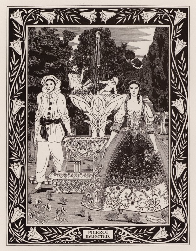 رفض Pierrot (litho) بواسطة مدرسة اللغة الإنجليزية