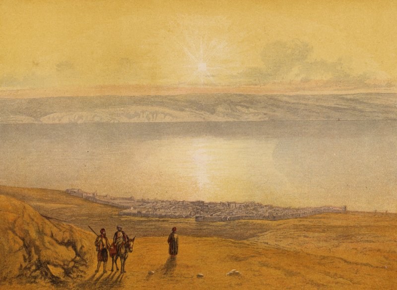 Places mentioned in the Bible: Tiberias (chromolitho) بواسطة مدرسة اللغة الإنجليزية