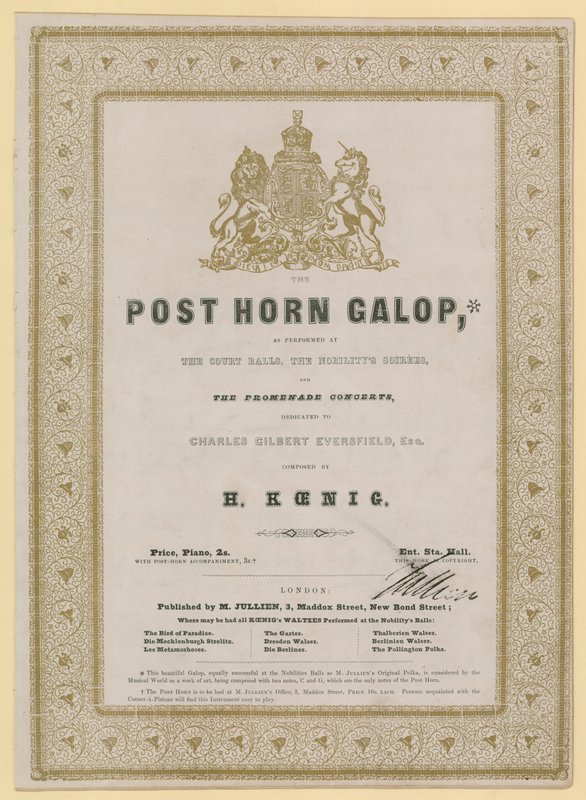 Post Horn Galop بواسطة مدرسة اللغة الإنجليزية