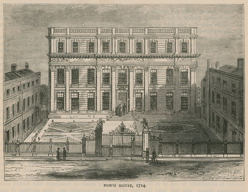 Powis House ، لندن ، عام 1714 بواسطة مدرسة اللغة الإنجليزية