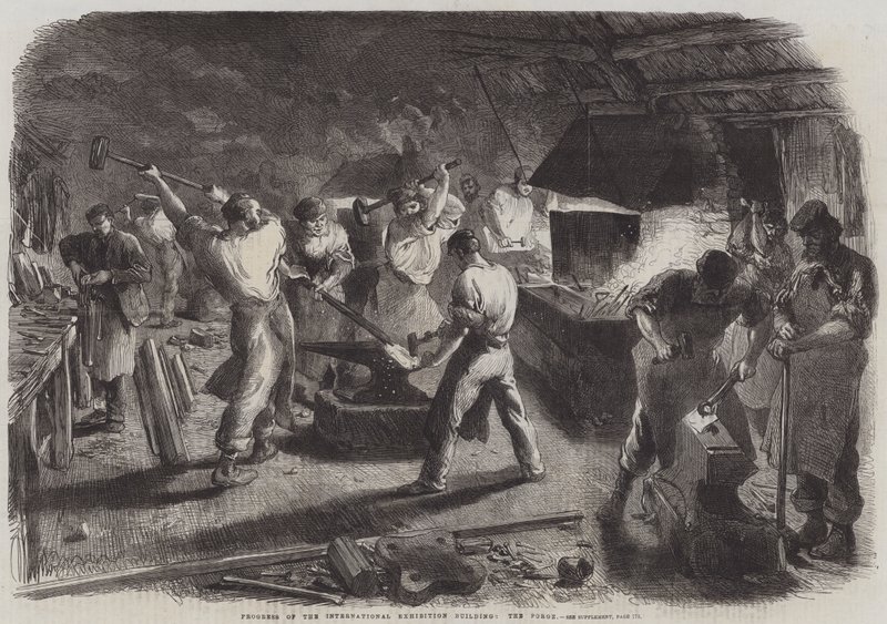 تقدم مبنى المعارض الدولية ، The Forge (نقش) بواسطة مدرسة اللغة الإنجليزية
