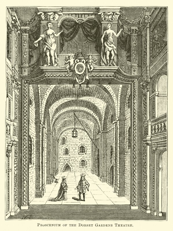 Proscenium لمسرح حدائق دورست بواسطة مدرسة اللغة الإنجليزية