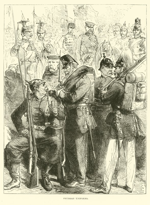 الزي البروسي ، أغسطس 1870 بواسطة مدرسة اللغة الإنجليزية