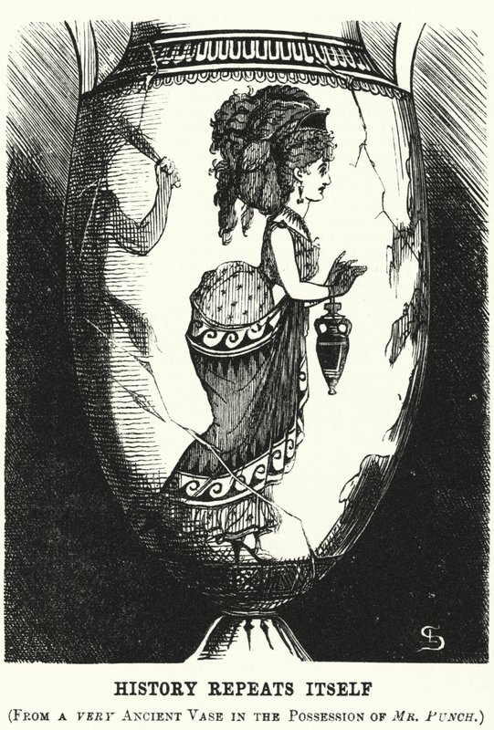 Punch cartoon: History Repeats Itself (engraving) بواسطة مدرسة اللغة الإنجليزية