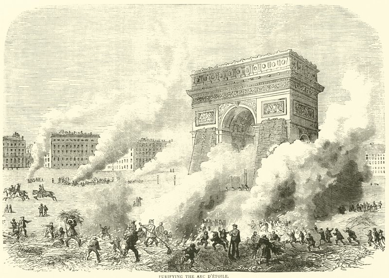 تطهير قوس النجم ، مارس 1871 بواسطة مدرسة اللغة الإنجليزية