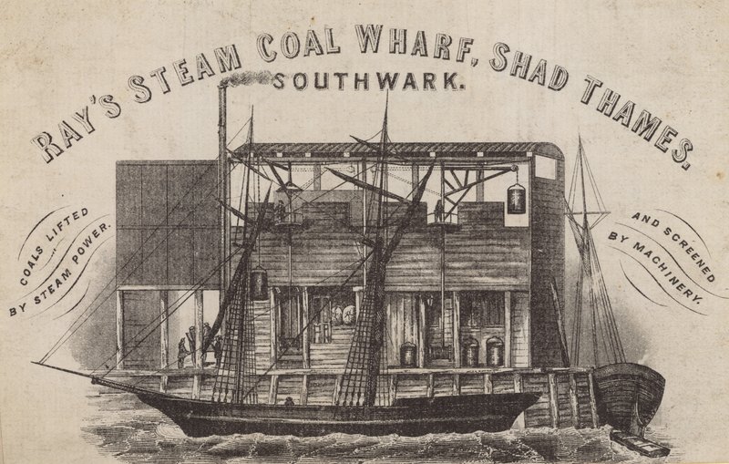 Rays Steam Coal Wharf ، شاد التايمز ، ساوثوارك بواسطة مدرسة اللغة الإنجليزية