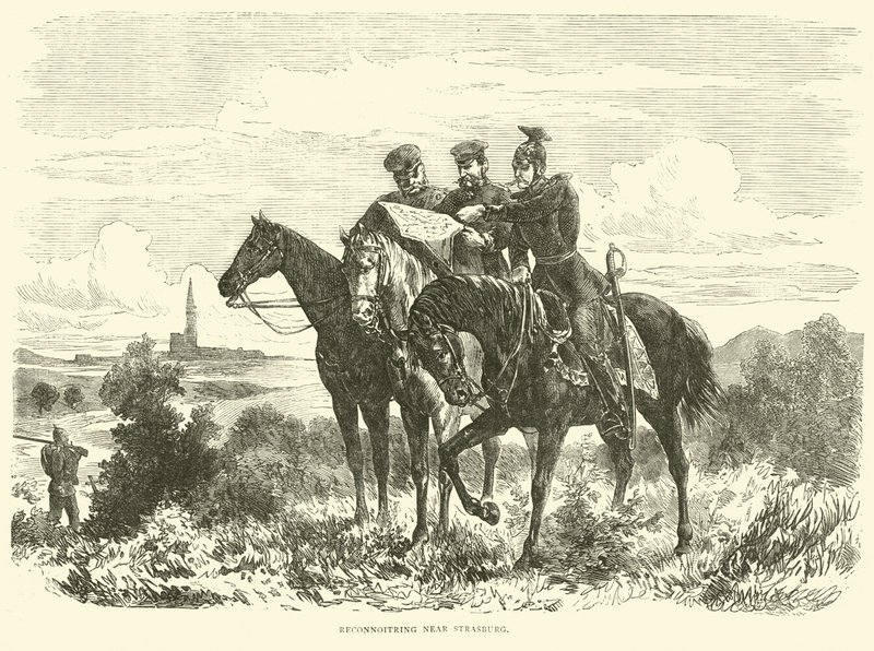 Reconnoitring بالقرب من ستراسبورغ ، سبتمبر 1870 بواسطة مدرسة اللغة الإنجليزية